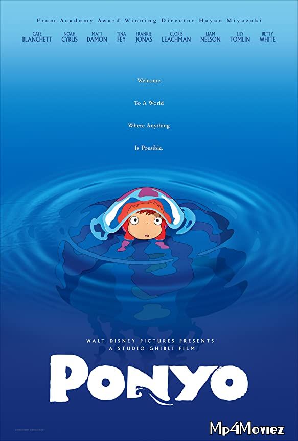 poster of Ponyo (2008) Hindi Dubbed BluRay