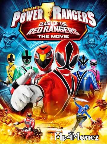 poster of Power Rangers Samurai Clash of the Red Rangers 2013 Hindi Dubbed Movie