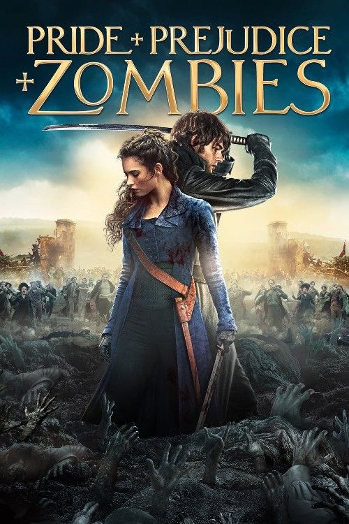 poster of Pride and Prejudice and Zombies (2016) ORG Hindi Dubbed Movie