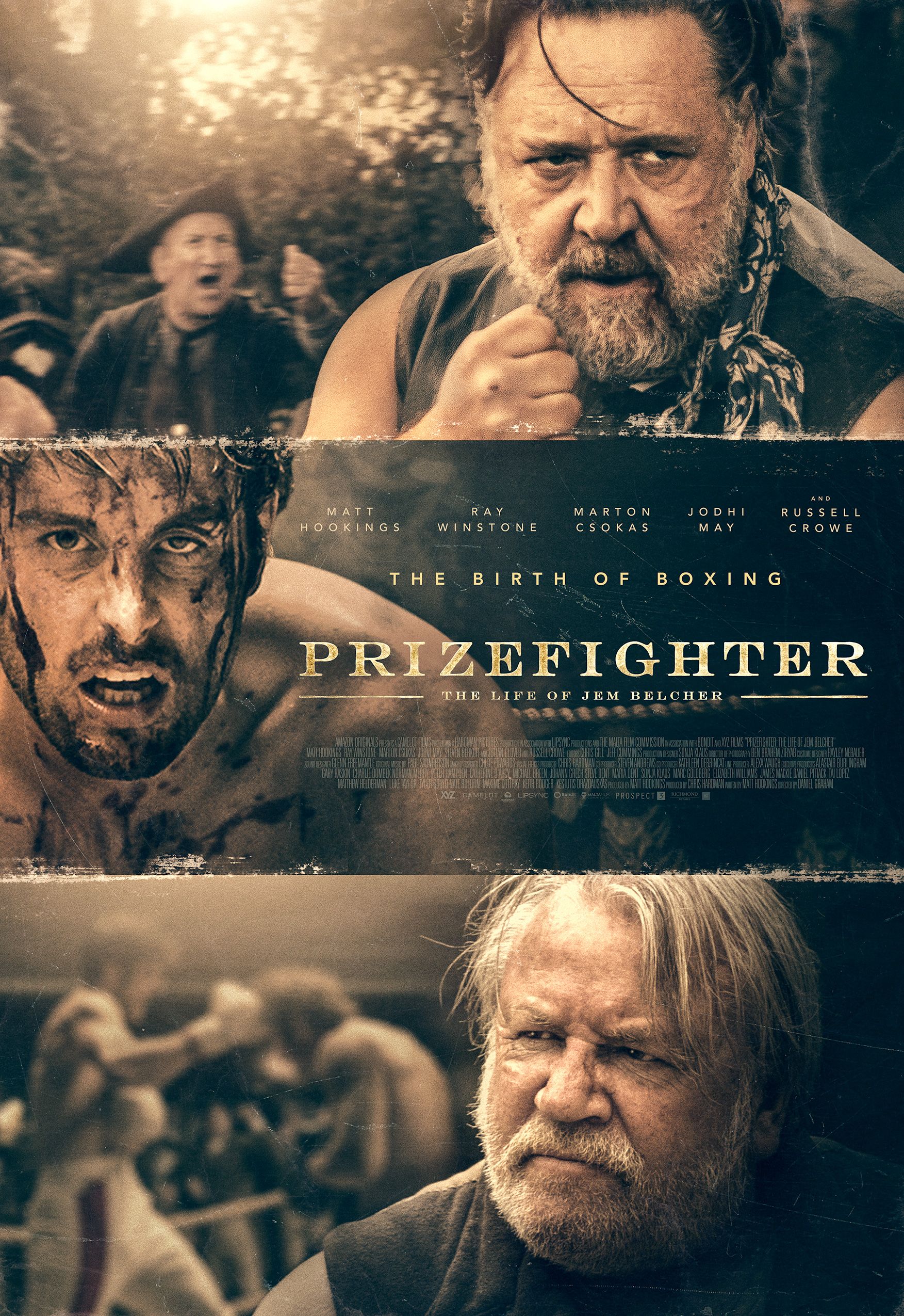 poster of Prizefighter: The Life of Jem Belcher (2022) Telugu Dubbed (Unofficial) WEBRip