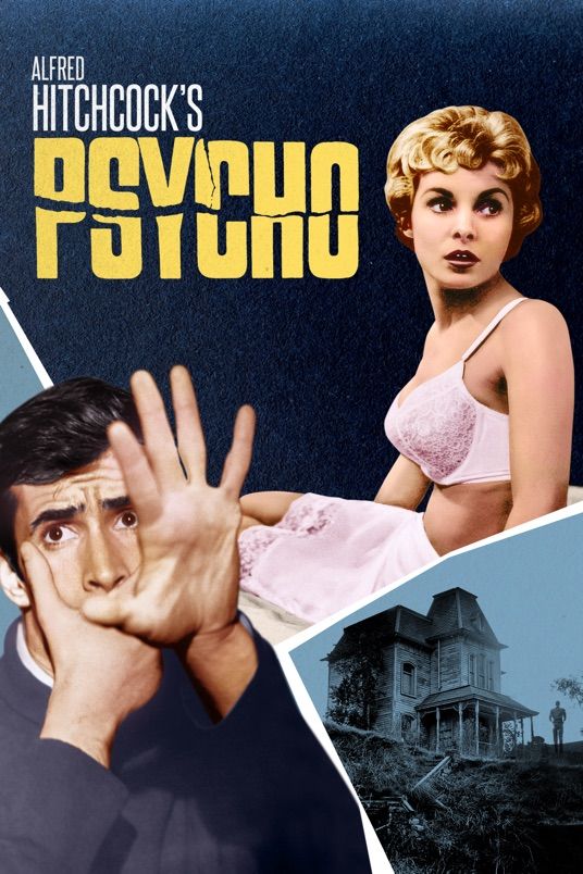 poster of Psycho (1960) Hindi Dubbed BRRip