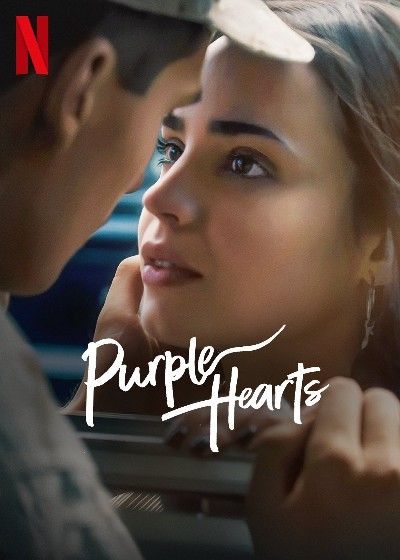 poster of Purple Hearts (2022) Hindi Dubbed HDRip