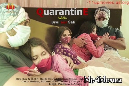 poster of Quarantine With Biwi And Sali (2021) Hindi Short Film HDRip