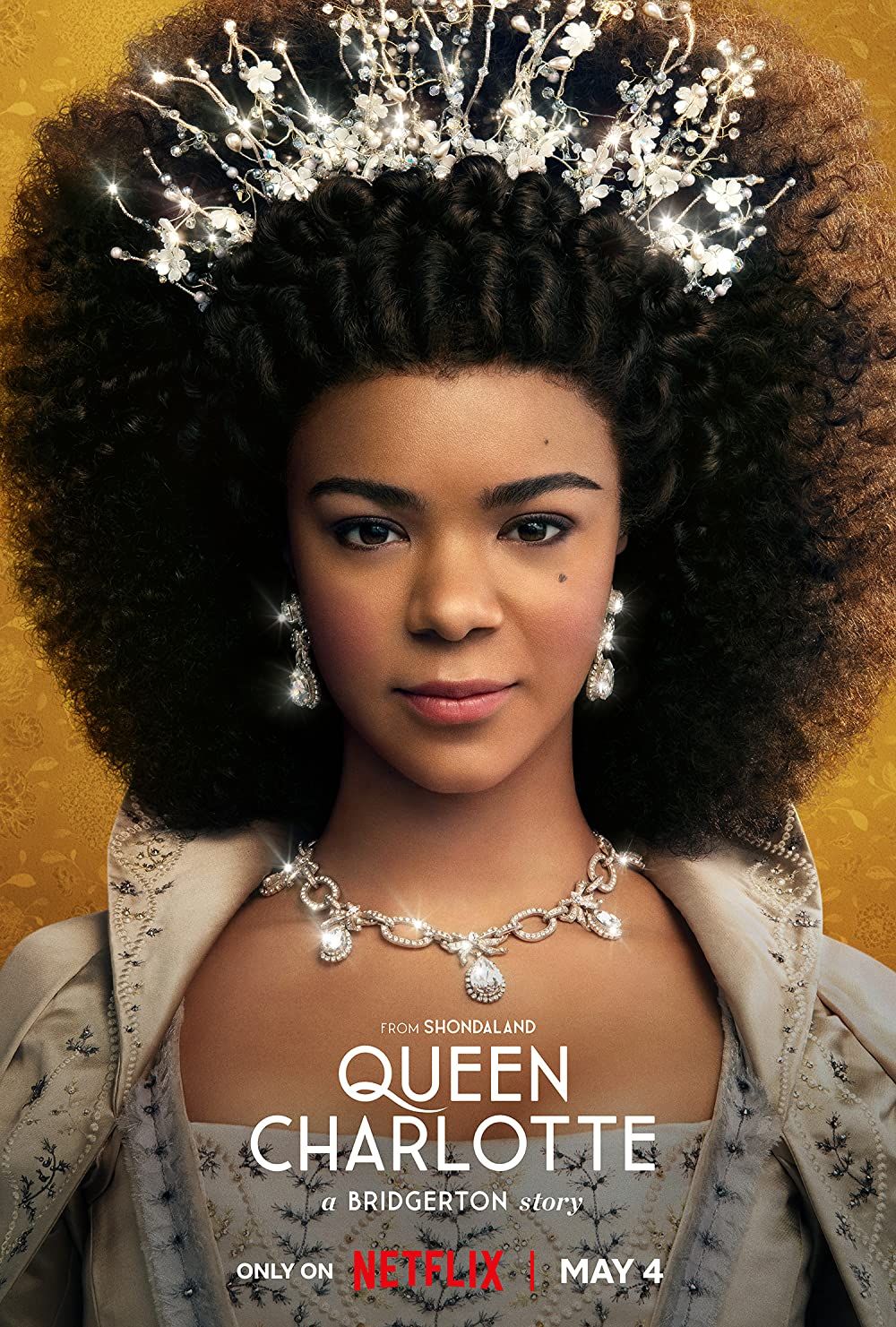 poster of Queen Charlotte A Bridgerton Story (Season 1) 2023 Hindi Dubbed NF Series HDRip