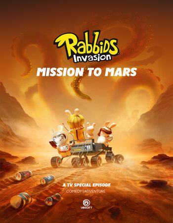 poster of Rabbids Invasion: Mission to Mars (2022) Hindi Dubbed HDRip