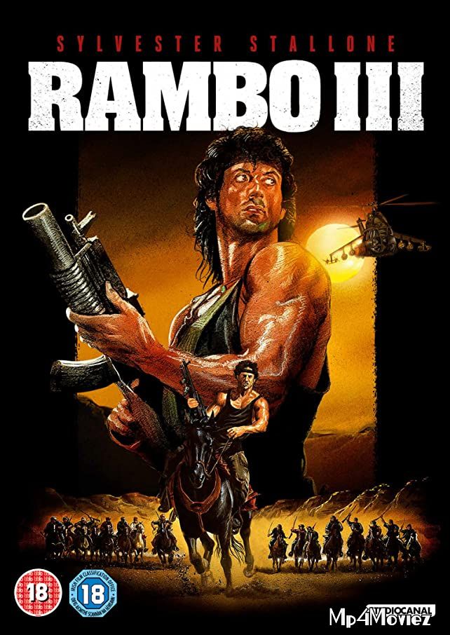 poster of Rambo III 1988 Hindi Dubbed Full Movie