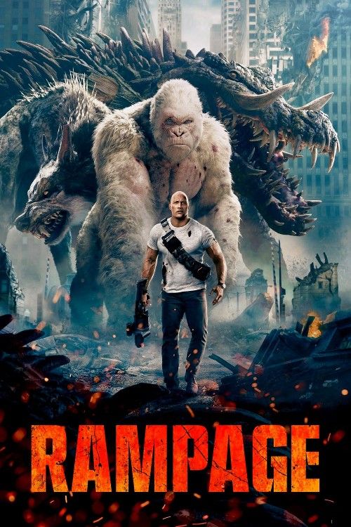 poster of Rampage (2018) ORG Hindi Dubbed Movie