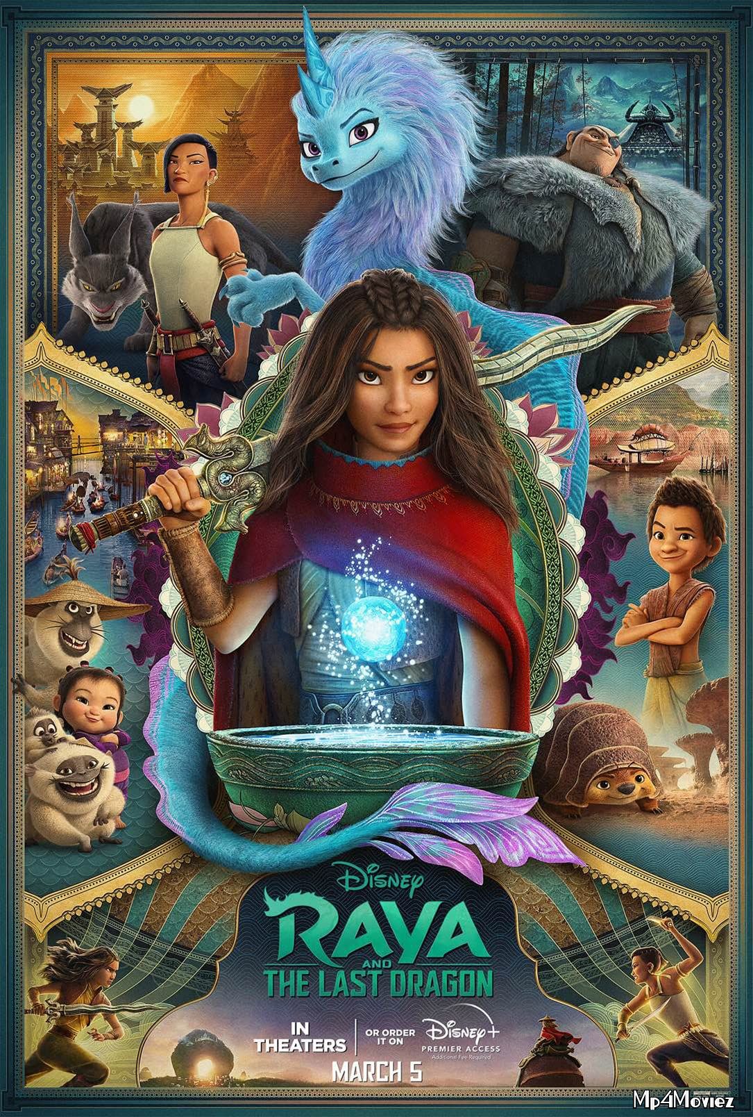 poster of Raya and the Last Dragon (2021) Hollywood English HDRip