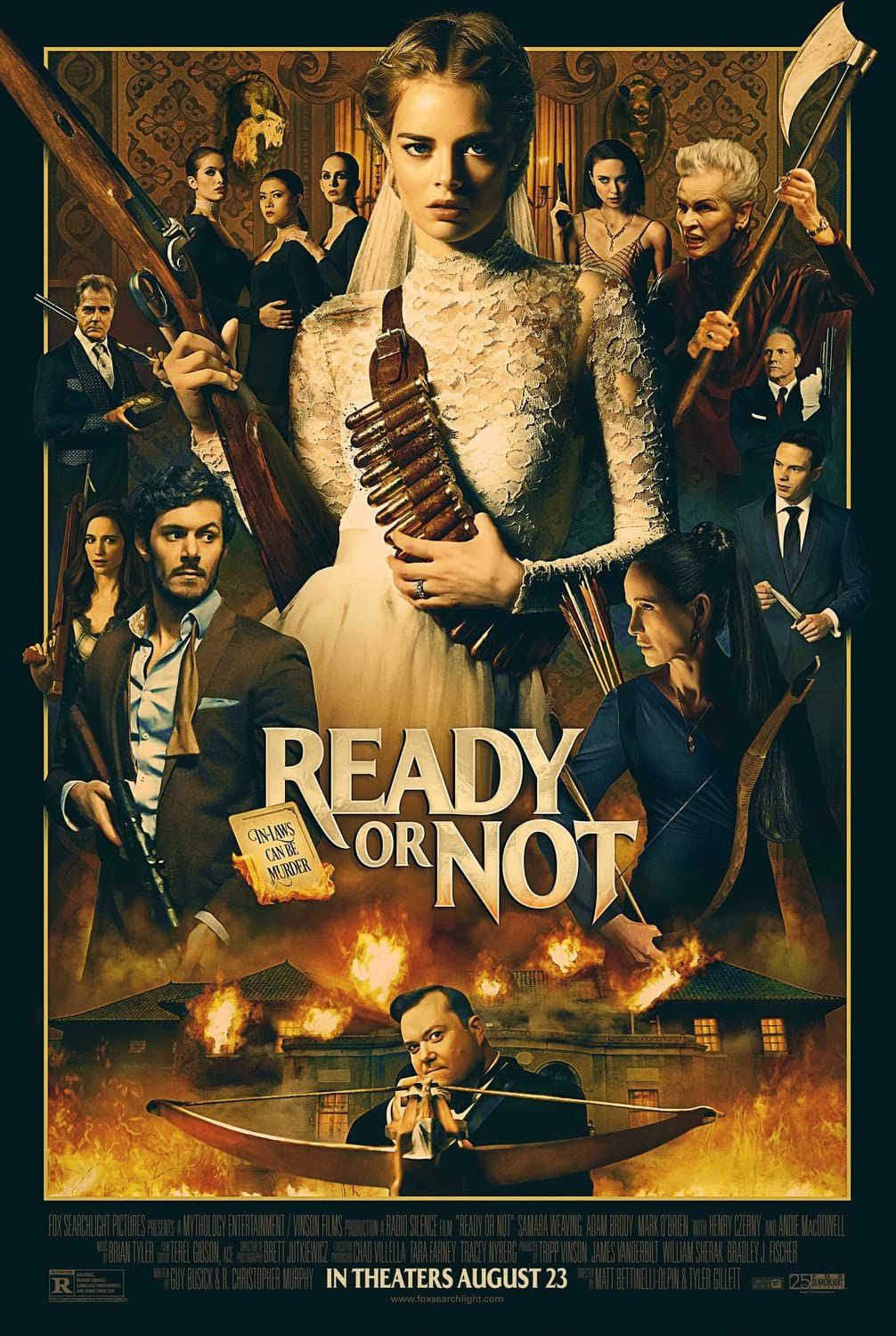 poster of Ready or Not (2019) Hindi ORG Dubbed BluRay