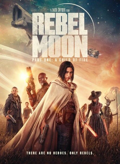 poster of Rebel Moon Part One A Child of Fire (2023) Hindi Dubbed Movie