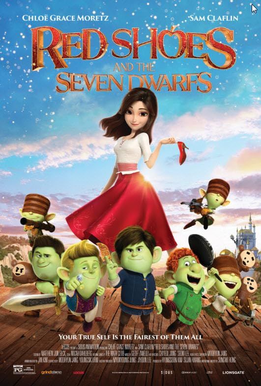 poster of Red Shoes and the Seven Dwarfs (2019) Hindi Dubbed Movie