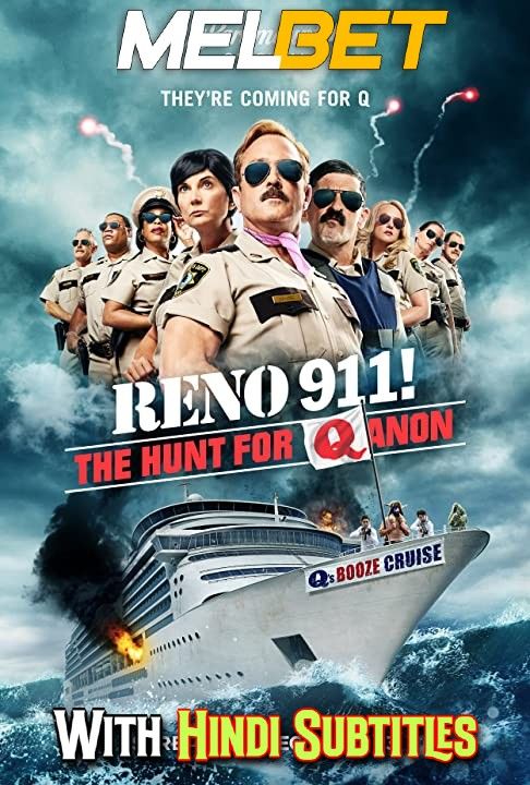 poster of Reno 911!: The Hunt for QAnon (2021) English (With Hindi Subtitles) WEBRip