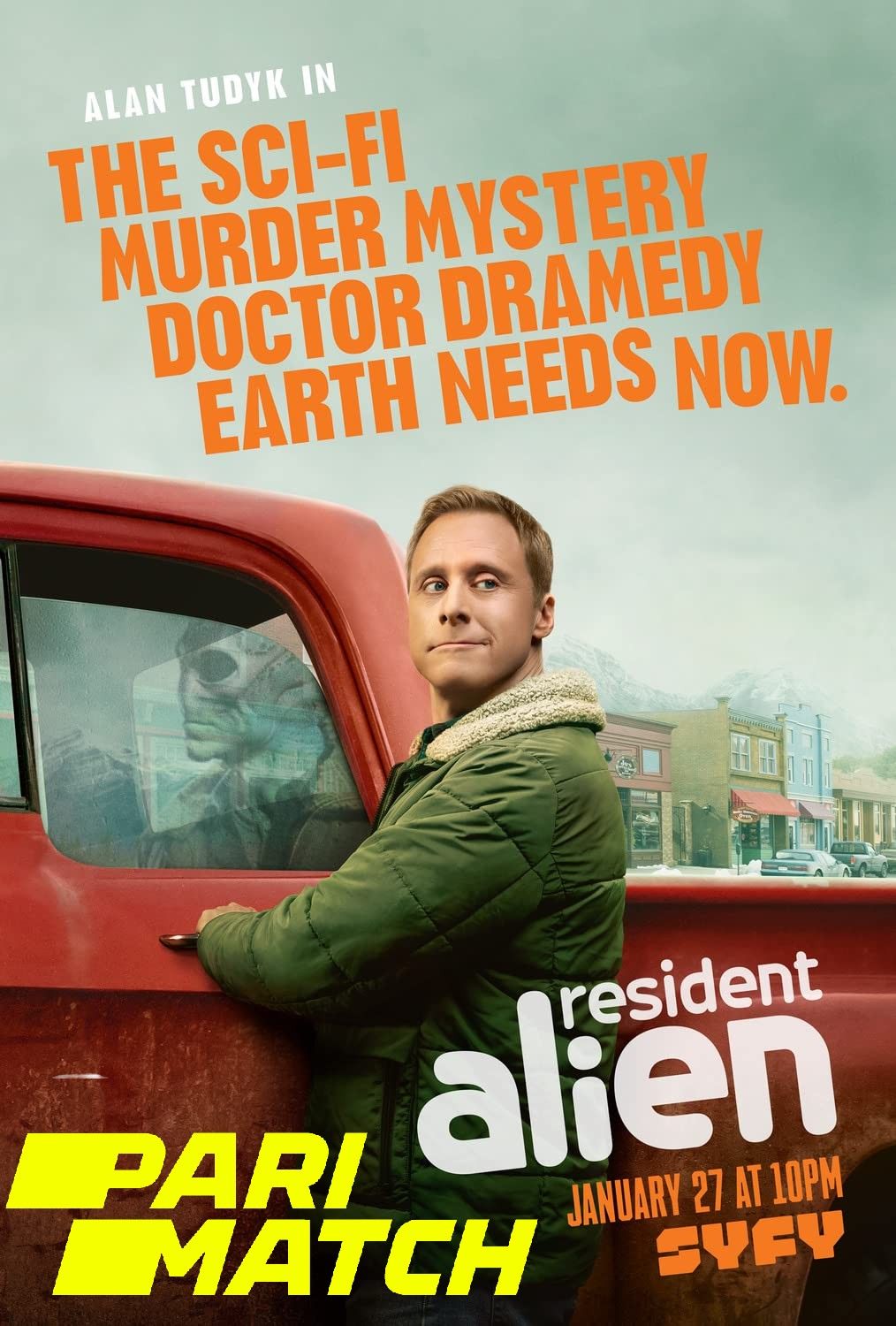 poster of Resident Alien: Season 1 (2021) (Episode 1) Hindi Unofficial Dubbed WEBRip