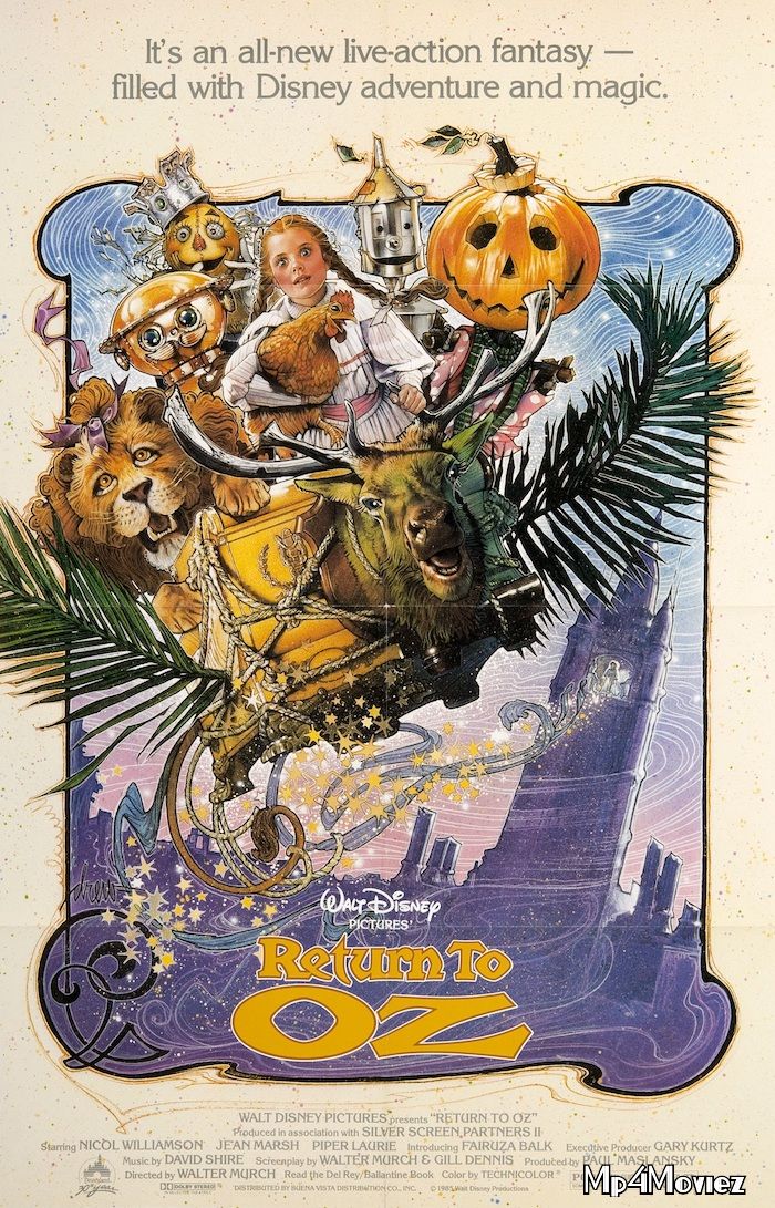 poster of Return to Oz 1985 Hindi Dubbed Movie