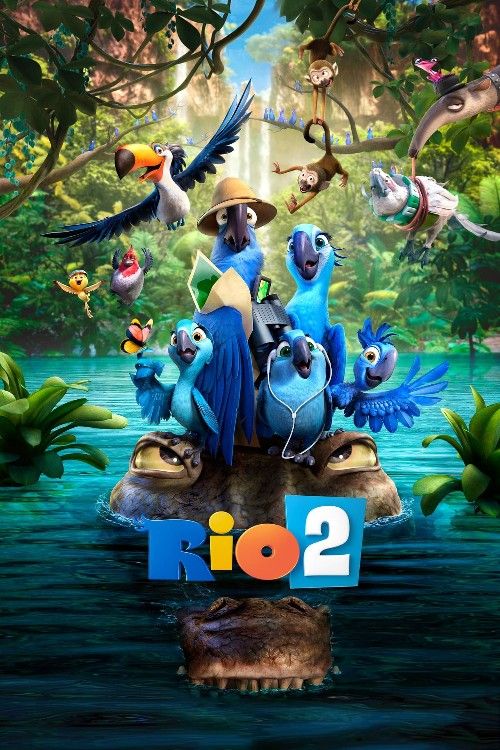 poster of Rio 2 (2014) Hindi Dubbed Movie