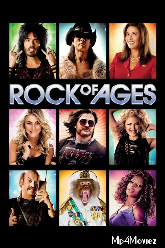 poster of Rock of Ages 2012  EXTENDED Hindi Dubbed Movie