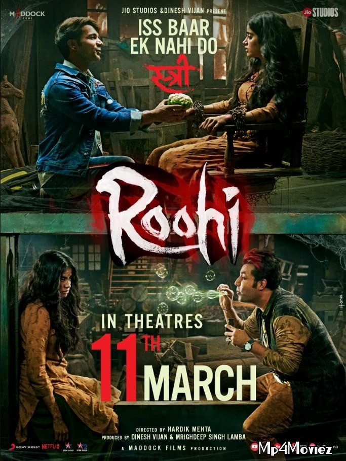 poster of Roohi (2021) Hindi HDRip