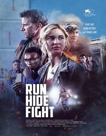 poster of Run Hide Fight (2020) Hindi Dubbed BluRay