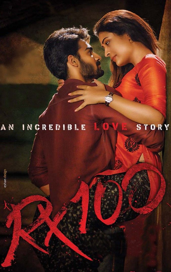 poster of RX 100 (2018) Hindi Dubbed HDRip