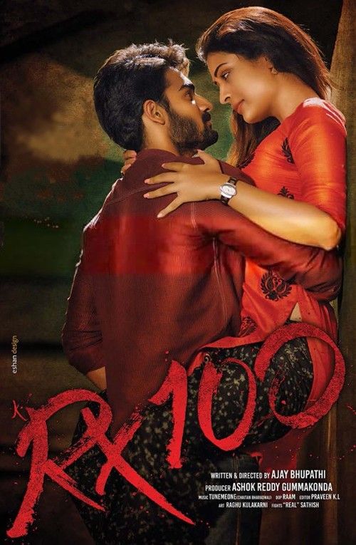 poster of RX 100 (2018) UNCUT Hindi Dubbed Movie