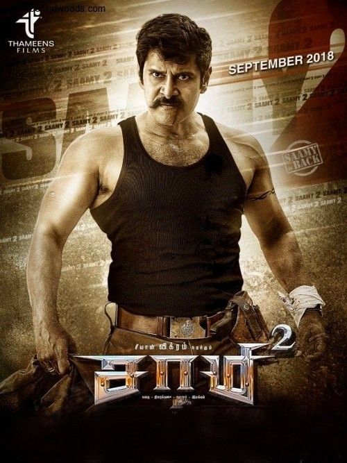 poster of Saamy Square (2018) UNCUT Hindi Dubbed Movie