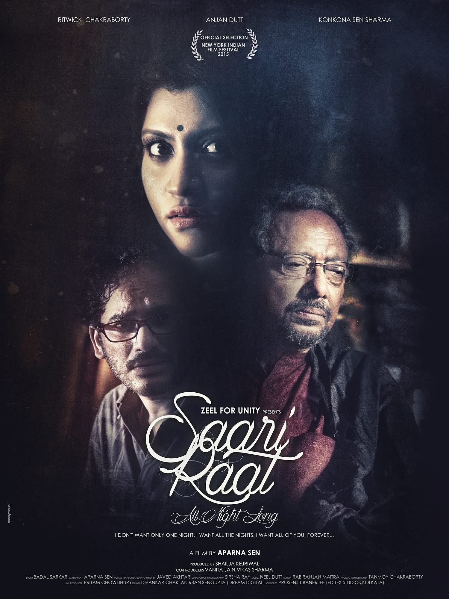 poster of Saari Raat (2015) Bangali HDRip