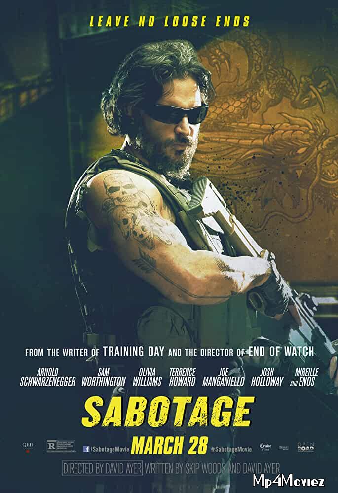 poster of Sabotage 2014 Hindi Dubbed Full Movie