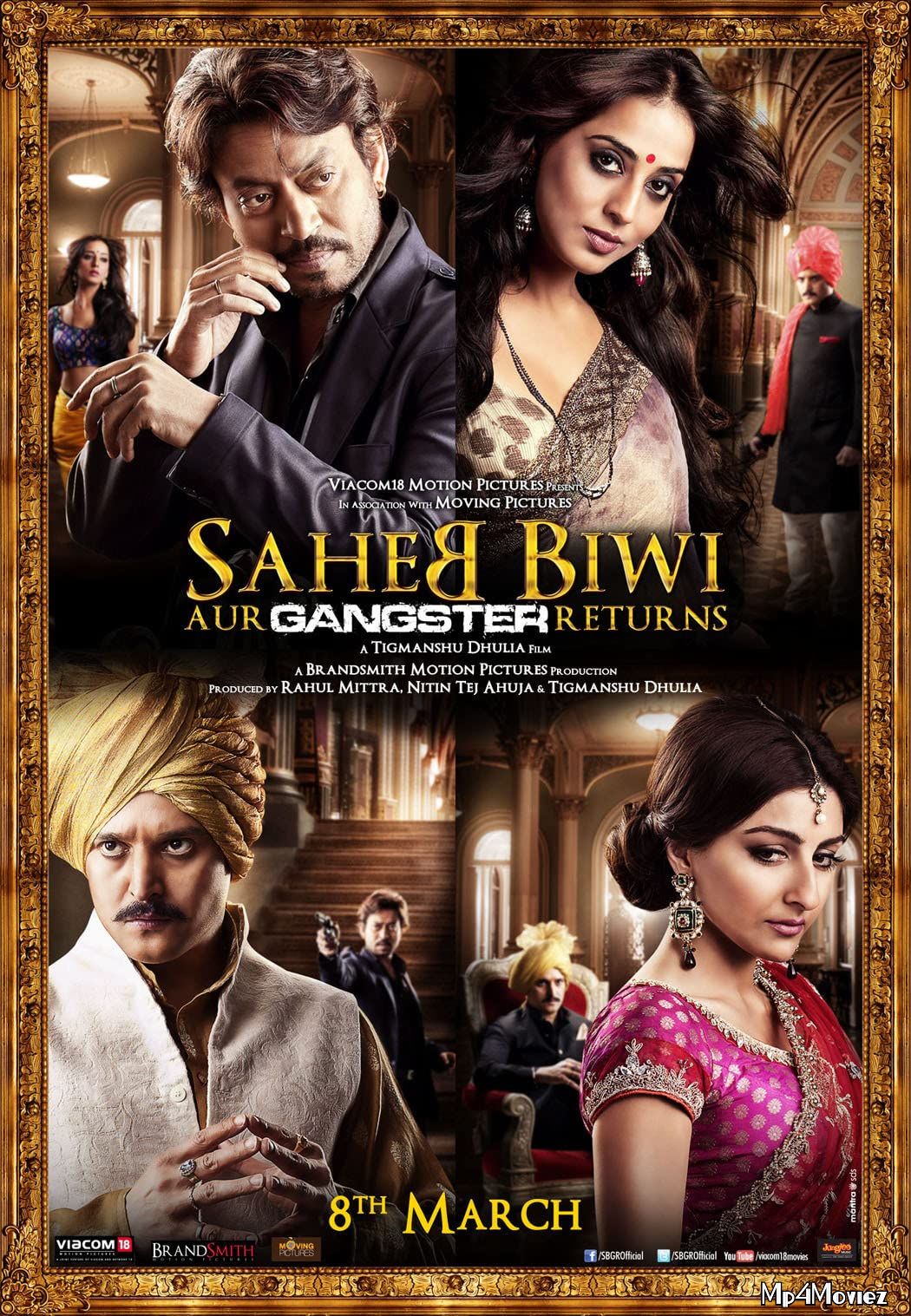 poster of Saheb Biwi Aur Gangster Returns (2013) Hindi BluRay