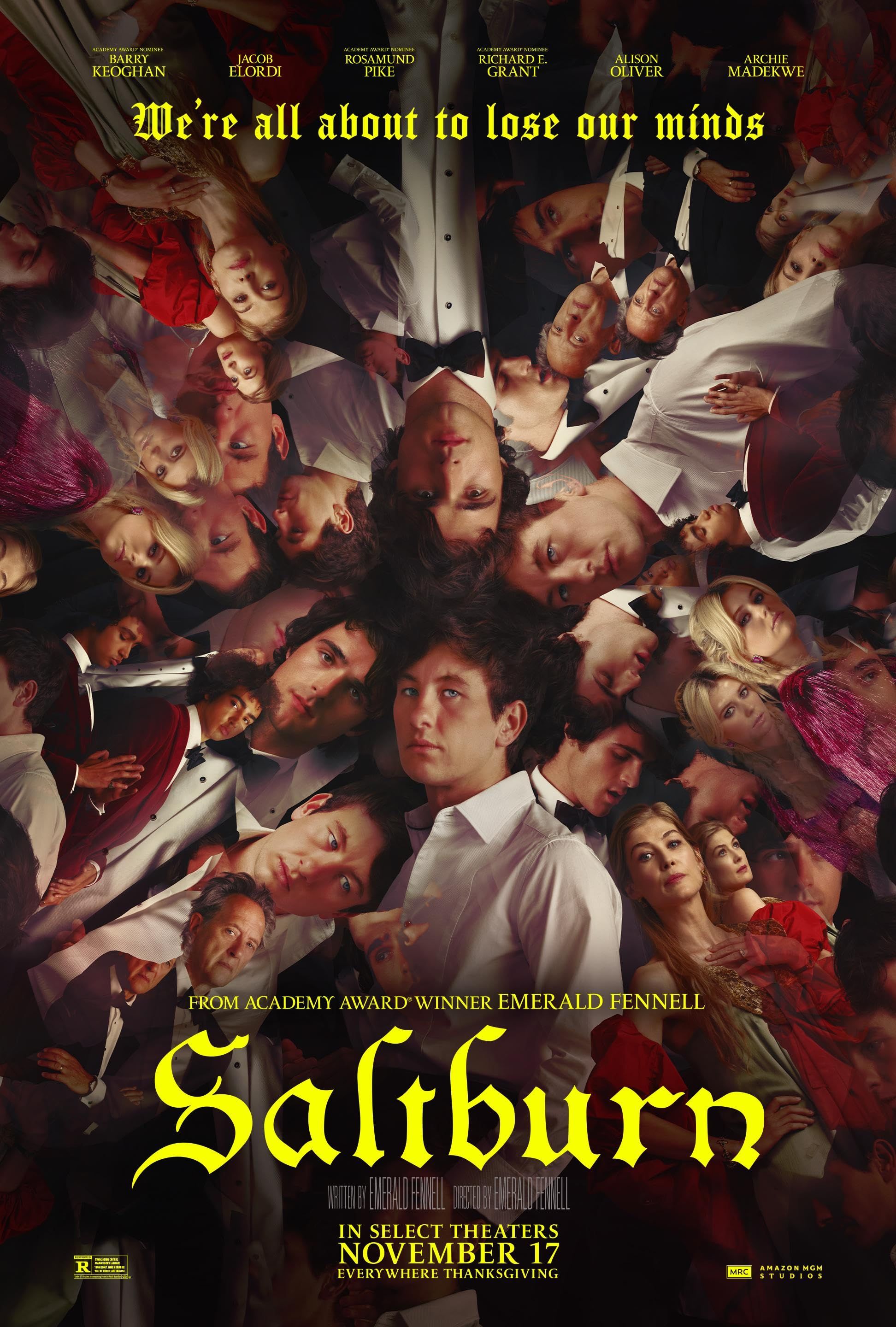 poster of Saltburn (2023) Hindi Dubbed Movie