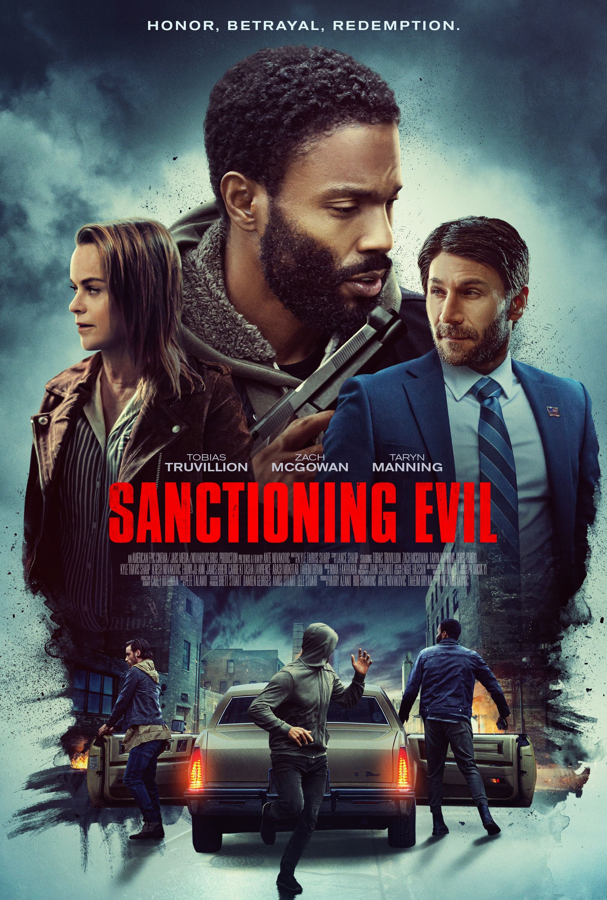 poster of Sanctioning Evil (2022) Tamil Dubbed (Unofficial) WEBRip