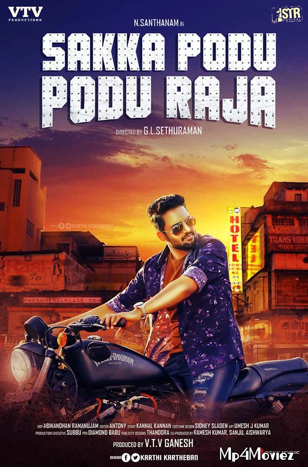 poster of Santa (Sakka Podu Podu Raja) 2021 Hindi Dubbed Movie