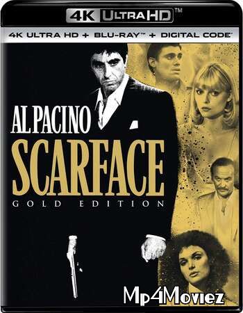 poster of Scarface (1983) Hindi Dubbed ORG BluRay