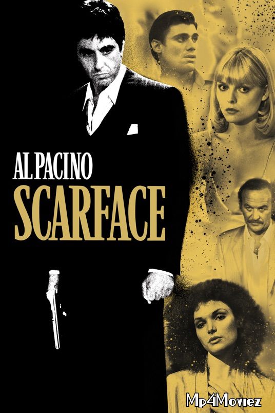 poster of Scarface 1983 Hindi Dubbed Movie