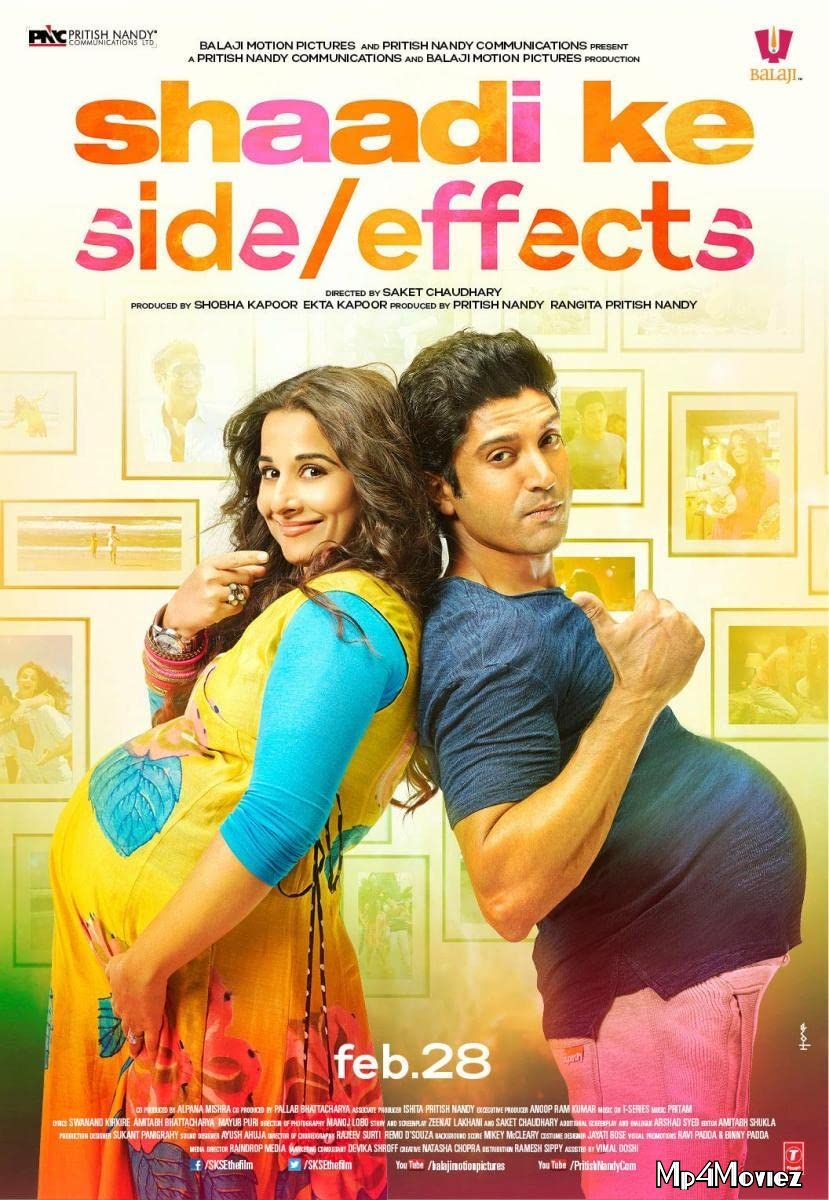 poster of Shaadi Ke Side Effects (2014) Hindi WEB-DL