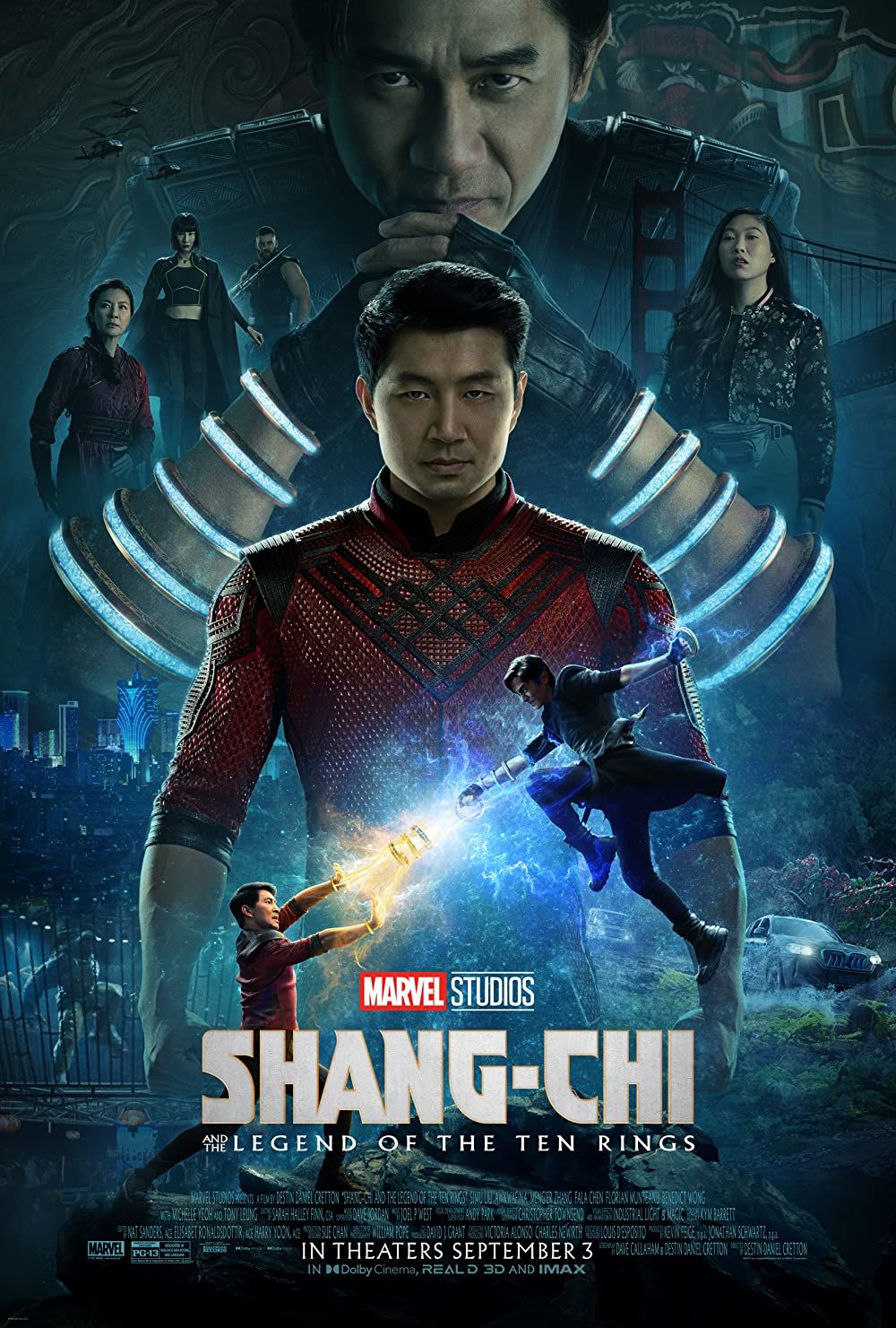 poster of Shang Chi and the Legend of the Ten Rings (2021) Hindi ORG Dubbed BluRay