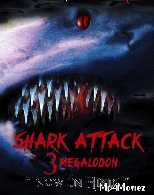 poster of Shark Attack 3 Megalodon 2002 Hindi Dubbed Full Movie