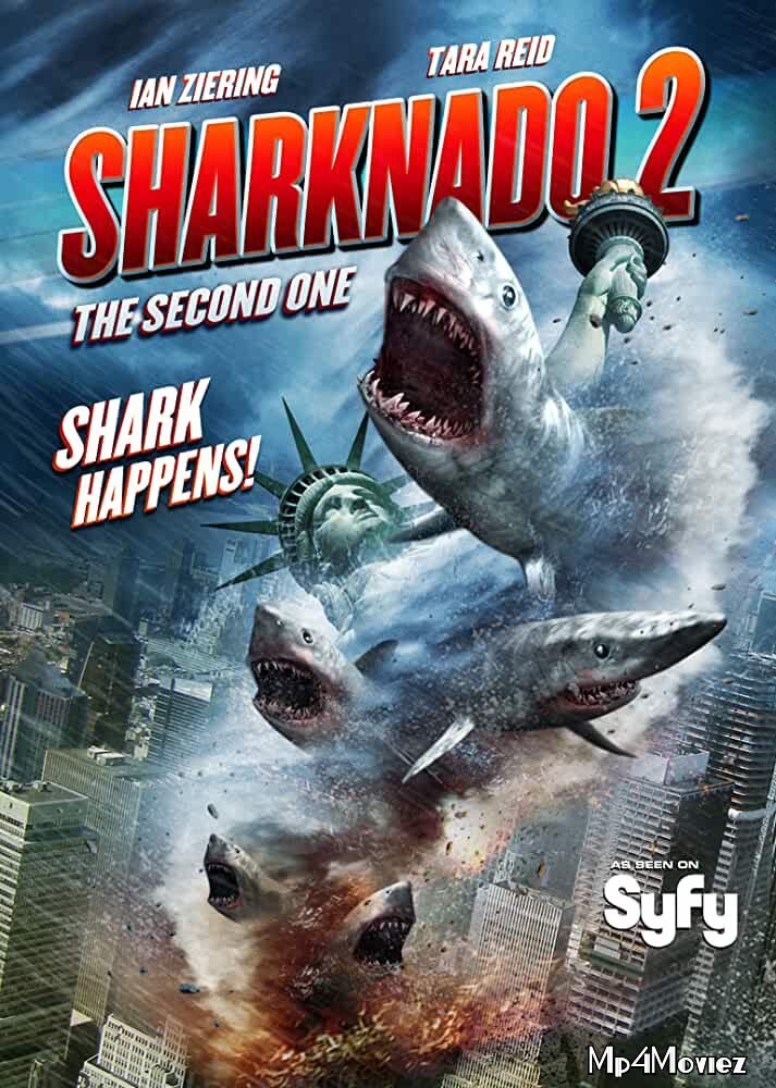 poster of Sharknado 2: The Second One (2014) Hindi Dubbed Movie