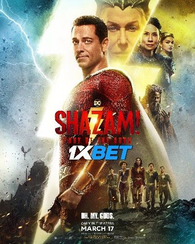 poster of Shazam! Fury of the Gods (2023) Hindi Dubbed pDVDRip