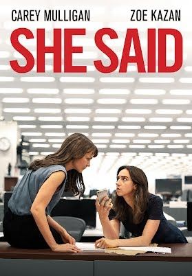 poster of She Said (2022) Hindi Dubbed BluRay