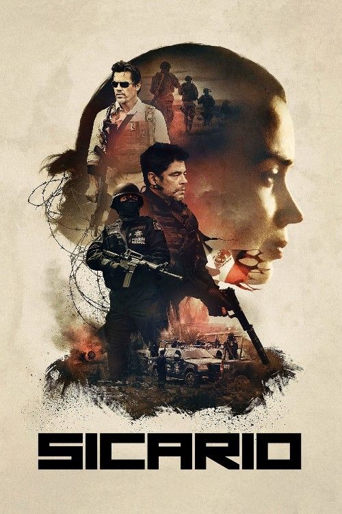 poster of Sicario (2015) Hindi Dubbed Movie