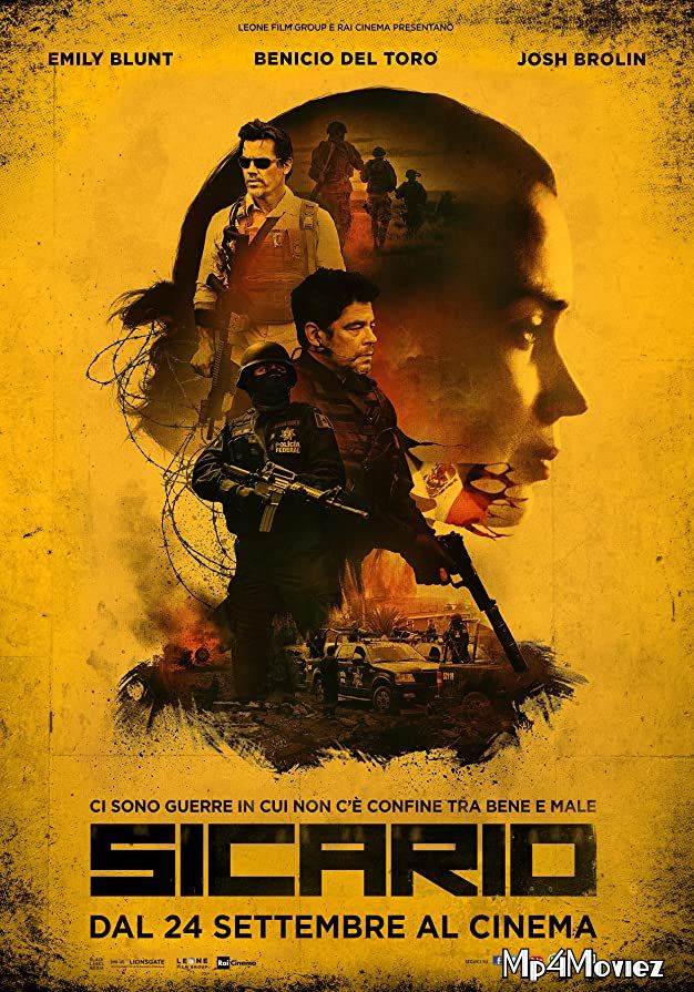 poster of Sicario 2015 Hindi Dubbed Full Movie