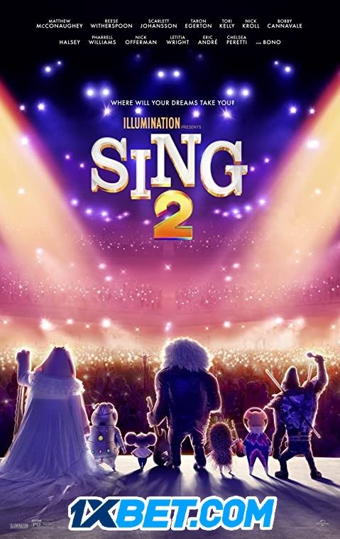 poster of Sing 2 (2021) Bengali (Voice Over) Dubbed WEBRip