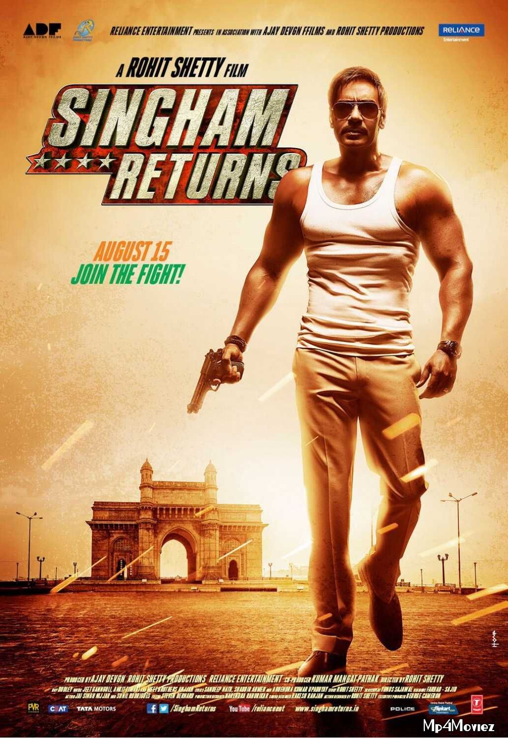 poster of Singham Returns 2014 Hindi Full Movie