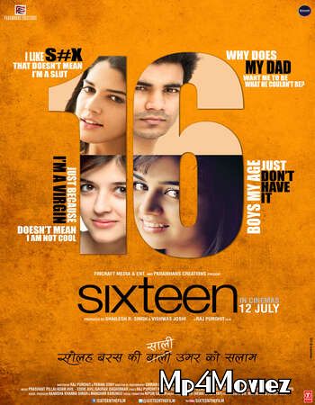 poster of Sixteen (2013) Hindi WEB-DL