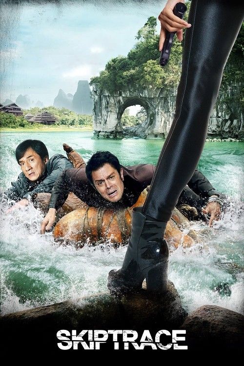 poster of Skiptrace (2016) Hindi Dubbed Movie