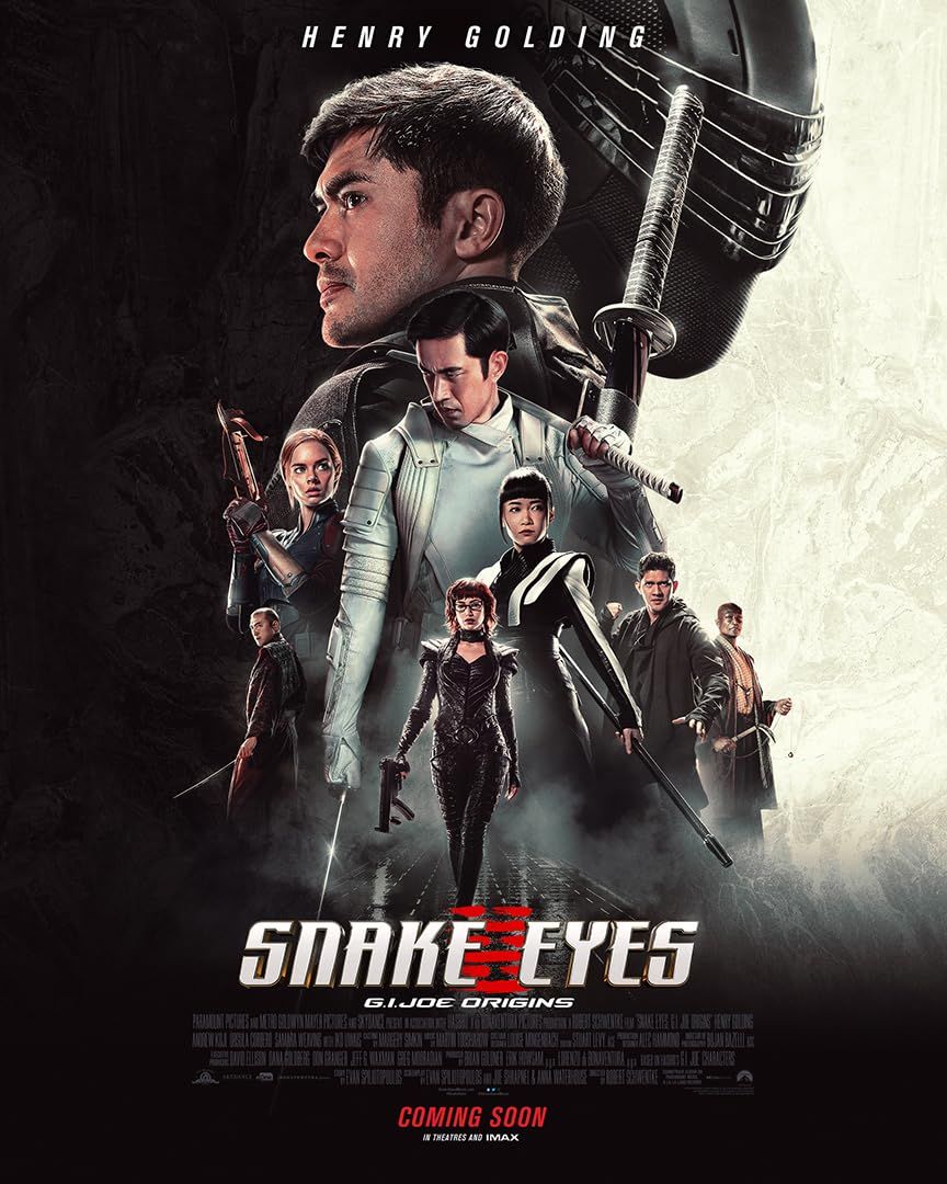 poster of Snake Eyes G.I. Joe Origins (2021) Hindi Dubbed