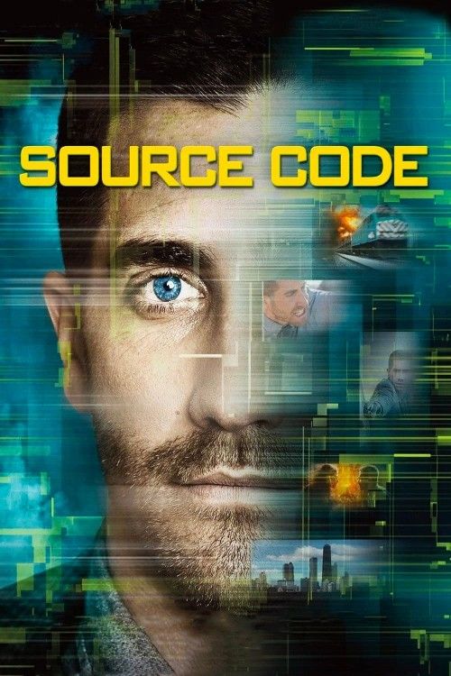 poster of Source Code 2011 Hindi Dubbed Movie