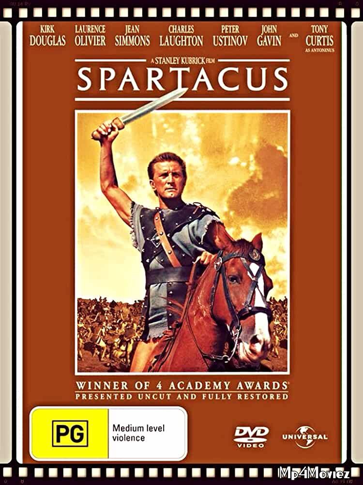 poster of Spartacus 1960 Hindi Dubbed BRRip