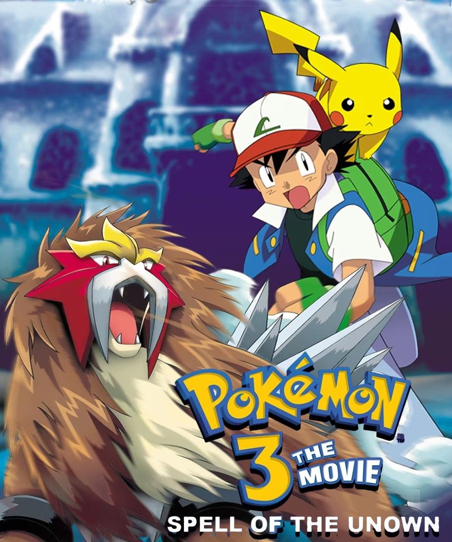 poster of Spell of the Unown Pokemon 3: The Movie (2016) Hindi Dubbed BluRay