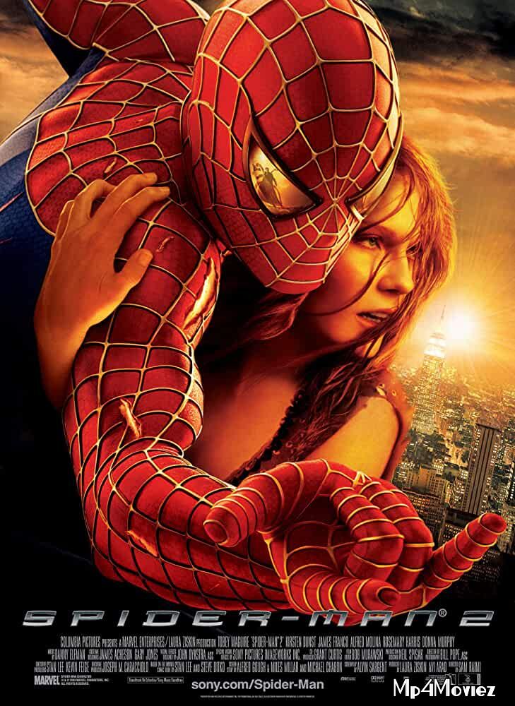 poster of Spider Man 2 2004 Hindi Dubbed full Movie